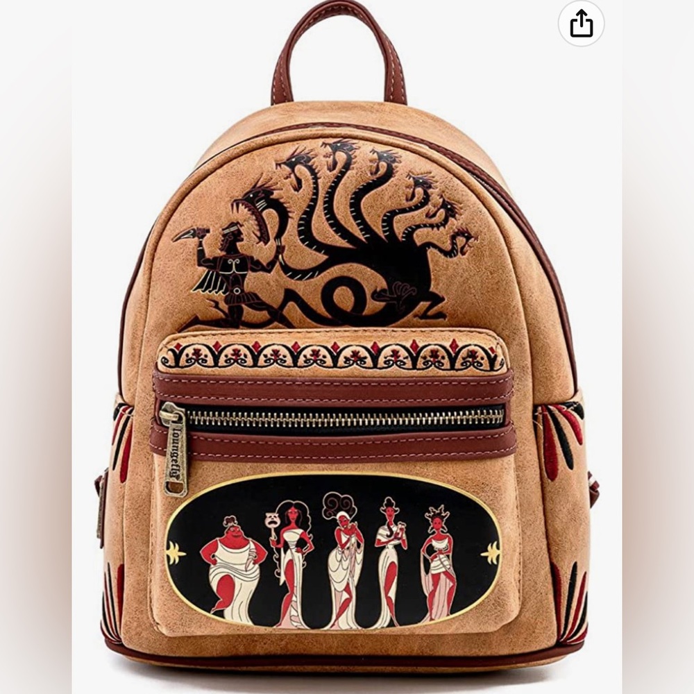 Loungefly Hercules Muses Mini Backpack